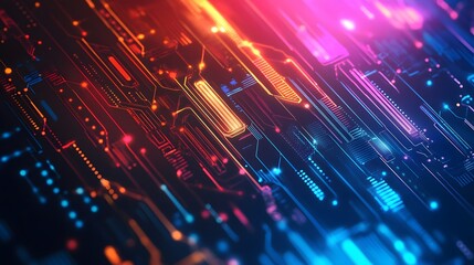 abstract futuristic fade computer technology business background. 