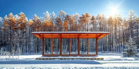 Canvas Print - bench in the park