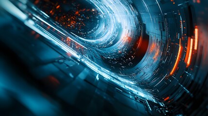 abstract futuristic fade computer technology business background. 