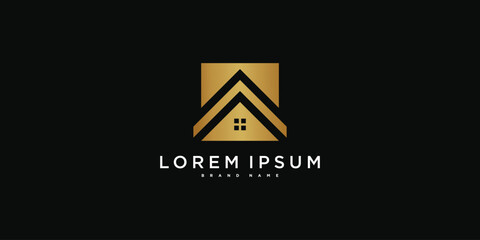 Poster - Modern creative home logo design concept. Premium Vector