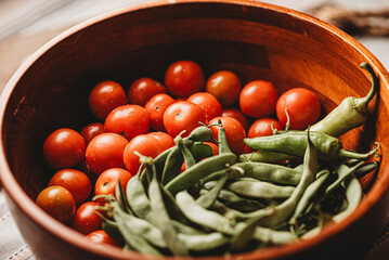 vegetables in a bowl