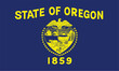 © Miubewa  - Official flag of the US state of Oregon. Vector illustration