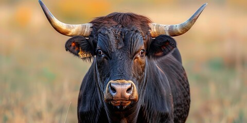 Sticker - portrait of a buffalo