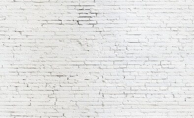 Seamless of Large Whitewash Brick Wall Texture , isolated on white background, , copy space for text,