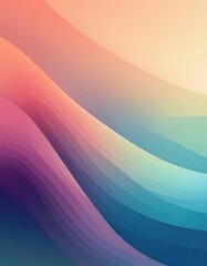 Poster - Abstract colorful waves