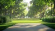 © Johannes - Blur background outdoor recreation public park in urban city in morning. outdoor. Illustrations