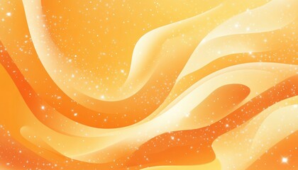 Canvas Print - light orange cartoon background featuring galaxy stars modern abstract illustration showcasing big d