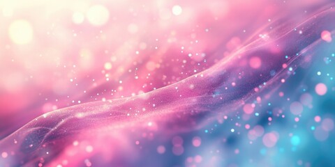 Poster - fantasy abstract pink background with a gentle blur and bokeh lighting effect