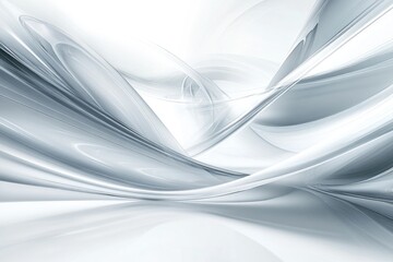 Wall Mural - elegant and contemporary abstract digital graphic design background in soft shades of gray and white