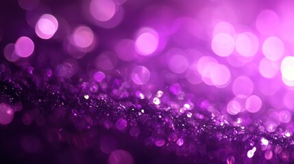 Poster - fantasy purple bokeh light background