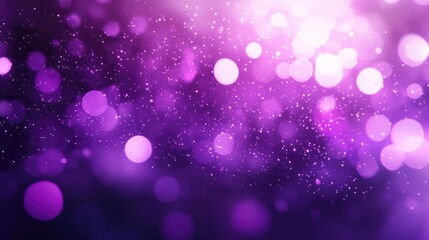 Poster - fantasy purple bokeh light background