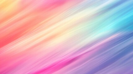 Poster - fantasy pastel blur with an abstract background featuring a gradient ombre style of vibrant colors