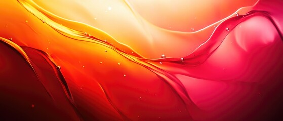 Wall Mural - Abstract background featuring vibrant red and orange hues