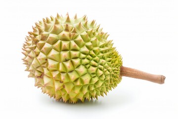 Sticker - A fresh durian isolated on white