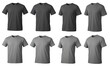 © Sharif54 - Gray t-shirts mockup with a Transparent Background