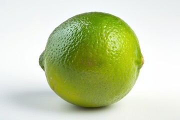 Sticker - A fresh lime isolated on white