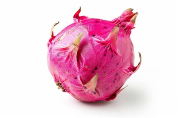 Canvas Print - A fresh pitaya (dragon fruit) isolated on white