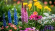 © AImmersive Imagery - Varieties of flowering plants in the garden