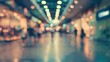 © AImmersive Imagery - Vintage style blurred shopping mall and people image for background