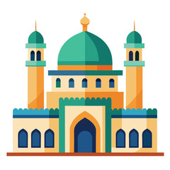 Wall Mural - Masjid vector illustration