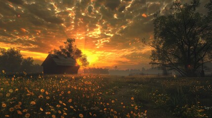 Poster - Morning sky