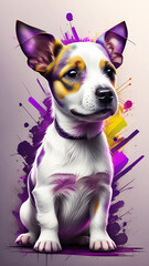 Wall Mural - Jack Russell Terrier Welpe