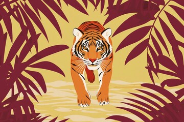 Poster - Tiger in the Jungle