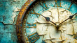 © edojob - Old clock face showing aging and the passing of time