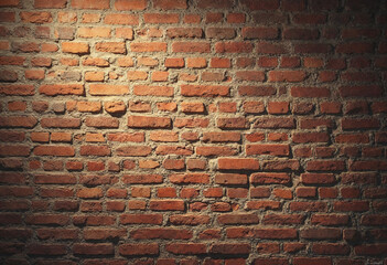 Canvas Print - old brick wall