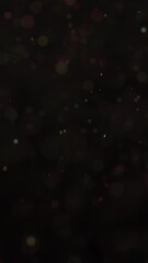 Wall Mural - close up of colorful blurred round lights on black background. stock footage. bokeh background, beau
