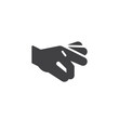 © alekseyvanin - Hand showing pinching motion vector icon