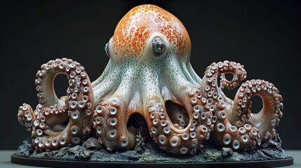 Wall Mural - Octopus: A Detailed Look at a Master of Camouflage