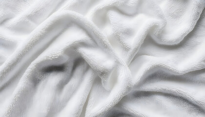 white towel fabric texture background