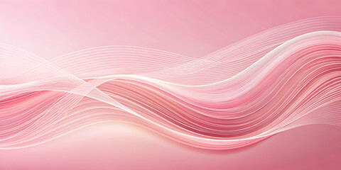 Canvas Print - pink abstract wave: a mesmerizing abstract background with delicate pink waves, evoking feelings of 