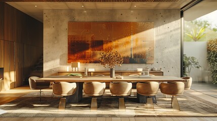 Wall Mural - Modern Dining Room Interior Design