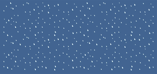 Wall Mural - heavy rain in dark sky