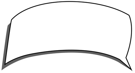 Speech or Chat bubble on transparent background