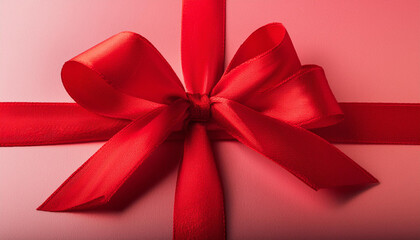 Close-Up of a Decorative Ribbon on a Gift Box