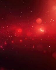 Wall Mural - dark red 2d cartoon template featuring space stars on a blurred abstract background with a gradient 