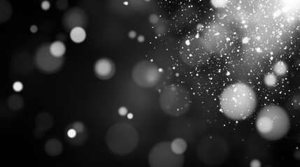 Wall Mural - abstract white particles bokeh background with a clean bright aesthetic suitable for events business