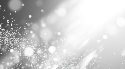 Canvas Print - abstract white particles creating a clean bright backdrop suitable for business events concerts or m