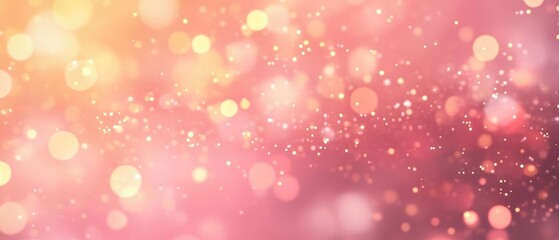 Wall Mural - abstract background with blurred lights in soft pink tones