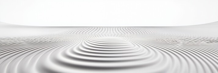 Poster - Abstract white wave pattern background