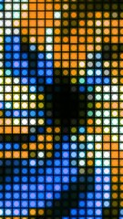 Wall Mural - pixel image of colorful spiral. motion. beautiful moving spiral of pixels. colorful rotating spiral 