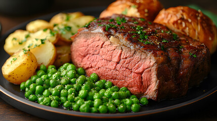 A Feast of Flavors: Savor the Symphony of Beef, Potatoes, and Peas