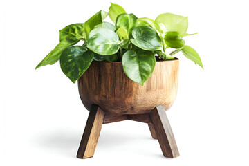 Wall Mural - a potted plant on a stand

