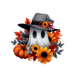 halloween pumpkin cartoon vector illustration hat holiday cat
