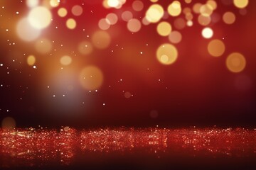 Wall Mural - red christmas background