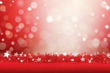 Wall Mural - red christmas background