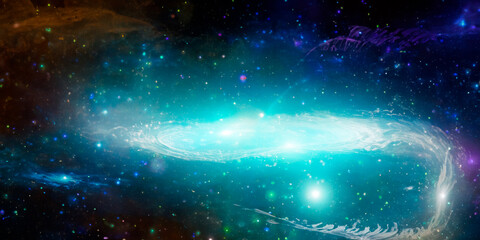 magical cosmic abstract background of the universe, the strongest energy, the space of options